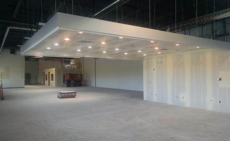 Working on conference room